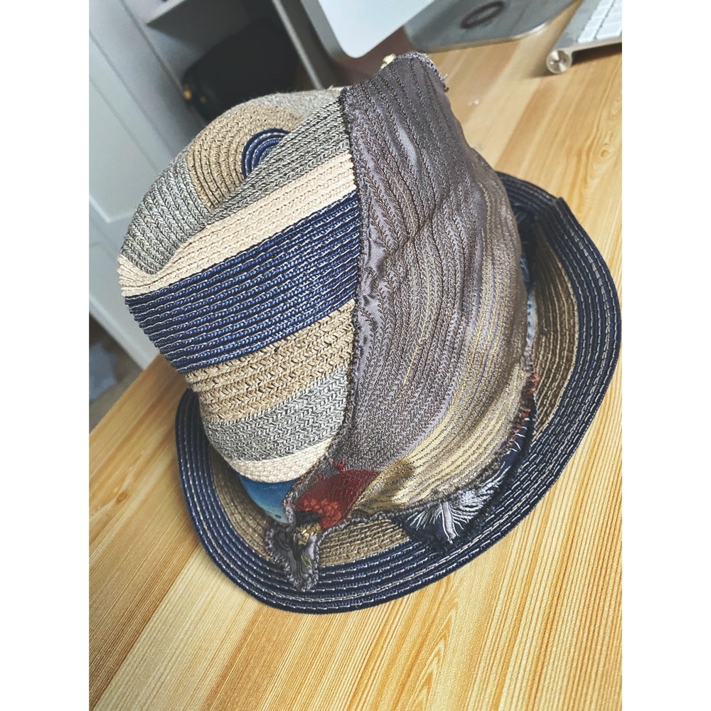 Prada Straw Fedora Hat